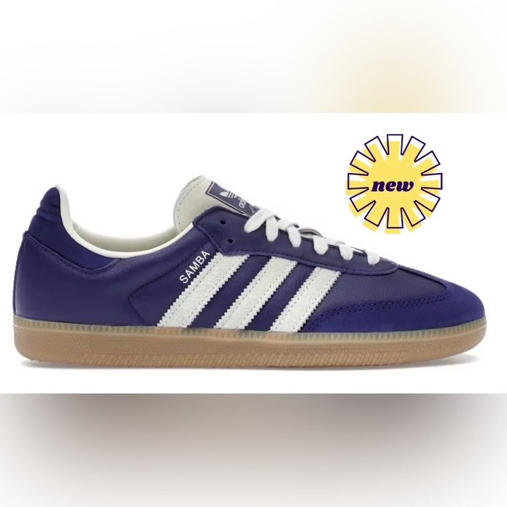 💜💜Adidas‎ Samba Purple OG Sneakers-Brand New with box💜💜